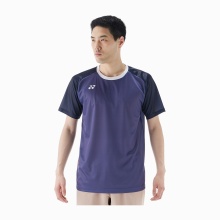 Yonex Sport-Tshirt Practice Colourblock 16745 (100% Polyester) 2025 Blueberry blau Herren